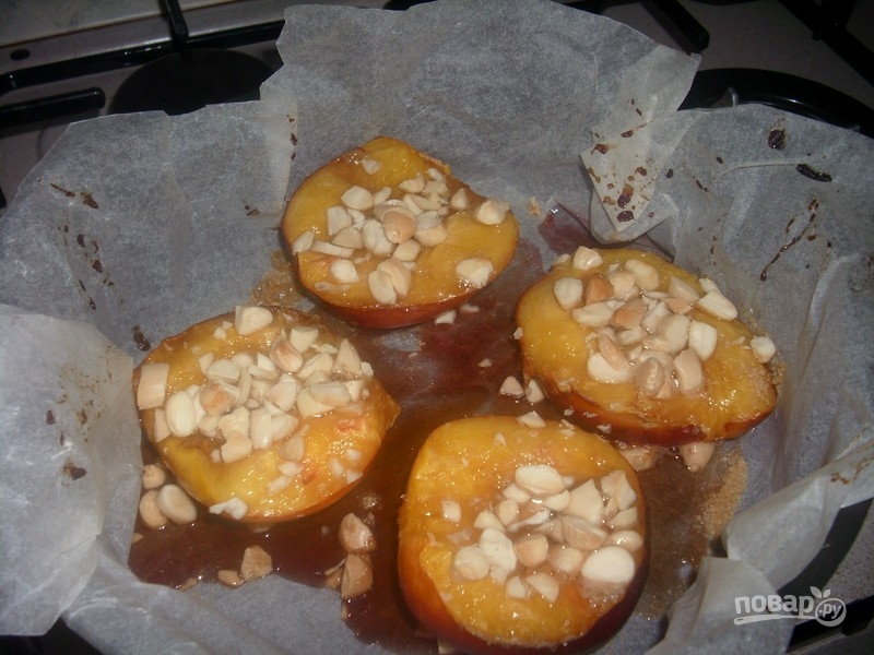 Карамелизированные персики - фото шаг 4