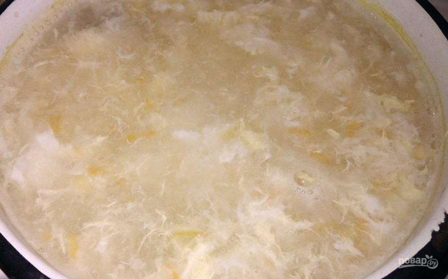 Суп из хека с рисом и яйцом - фото шаг 8