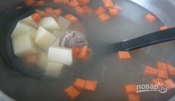 Сырный суп с говядиной - фото шаг 5