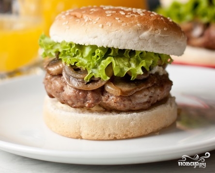 Гамбургер с сыром - фото шаг 6
