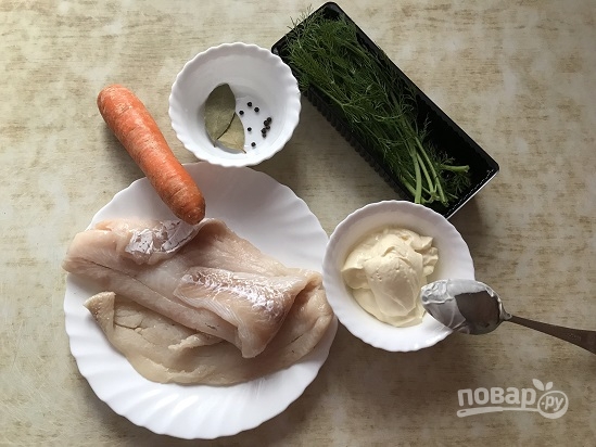 Рыбный салат "Раковые шейки" - фото шаг 1