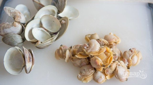 Похлёбка с моллюсками - фото шаг 2