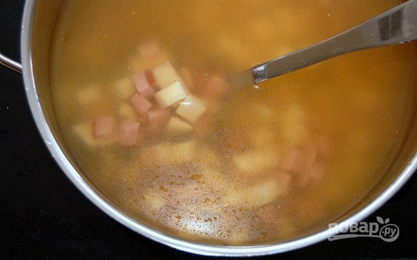 Суп с пореем и картофелем - фото шаг 3