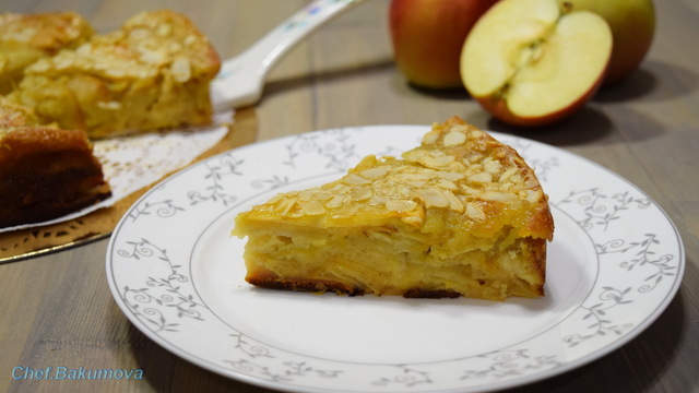 Фото к рецепту: Французский яблочный пирог. изумительный пирог! видео