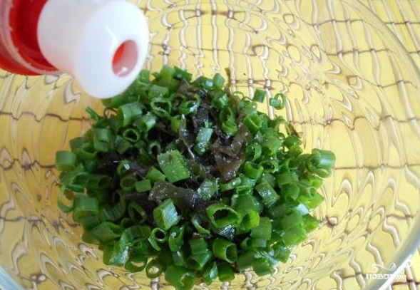 Салат из морской капусты с морковью - фото шаг 3