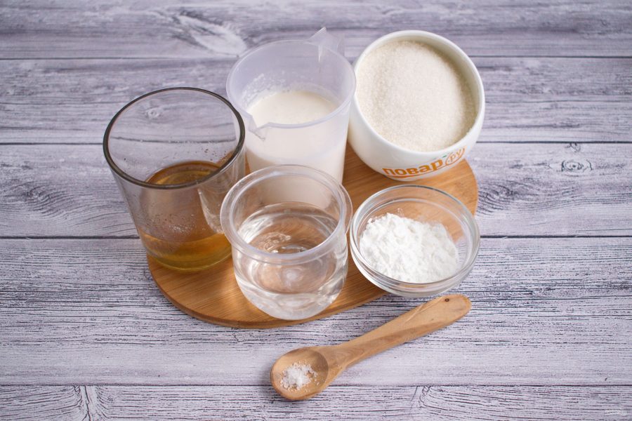 Карамельная глазурь с солью (из 6 ингредиентов) - фото шаг 1