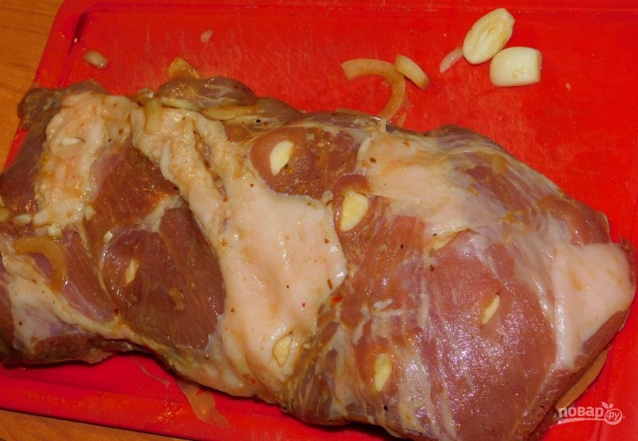 Ароматная свинина в специях с горчицей - фото шаг 3