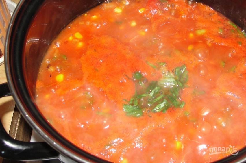 Томатный суп простой - фото шаг 7