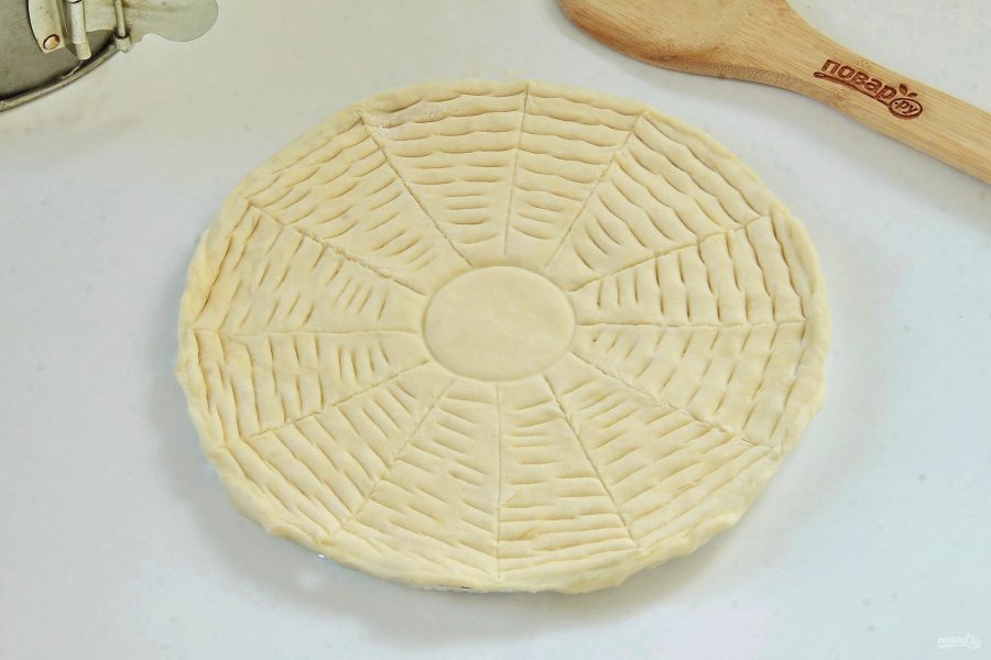 Пирог с фаршем на сметанном тесте - фото шаг 8