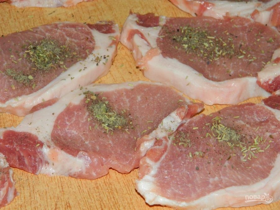 Праздничное мясо в мятном маринаде - фото шаг 1