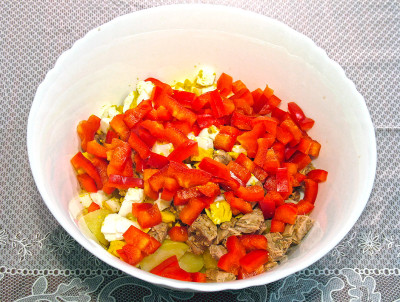 Картофельный салат с тунцом - фото шаг 7