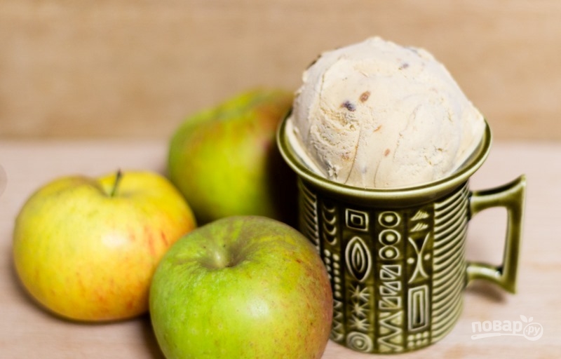 Яблочное мороженое в мороженице - фото шаг 6