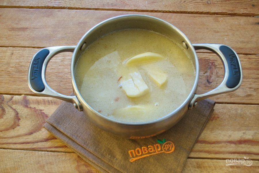 Картофельный суп с дымком - фото шаг 10
