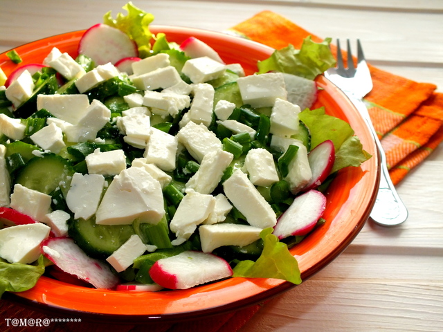 Фото к рецепту: Витаминный овощной салат
