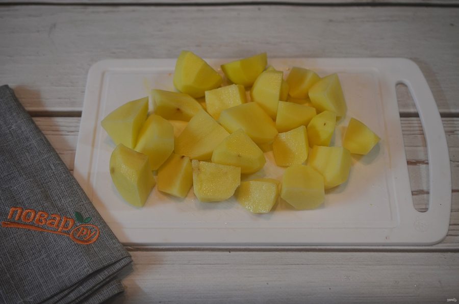 Домашнее жаркое с ребрышками и картофелем - фото шаг 5
