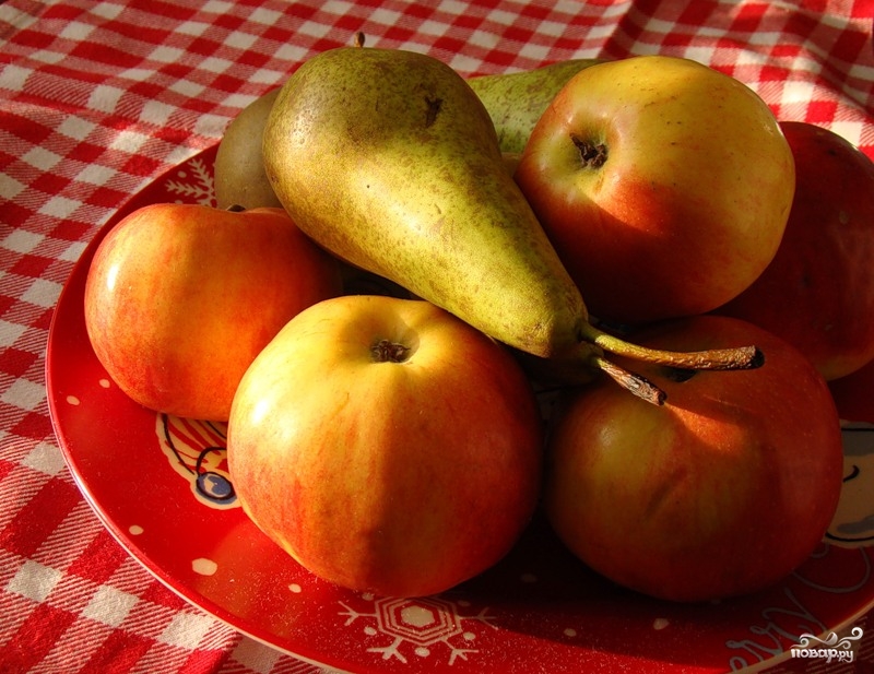 Десерт из яблок и груш - фото шаг 2