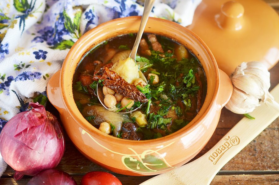 Пити (азербайджанский суп) - фото шаг 11