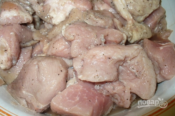 Шашлык на кефире (свинина) - фото шаг 1