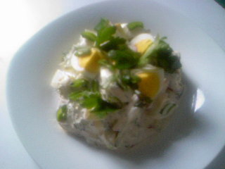 Фото к рецепту: Весенний яичный салат.
