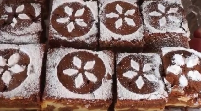 Фото к рецепту: Творожно-шоколадное печенье/пирог