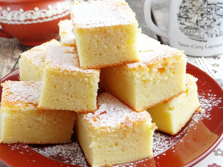 Кукурузно-манный ванильный пирог