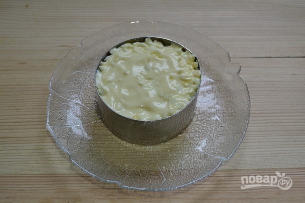 Салат с сардиной и сыром - фото шаг 10
