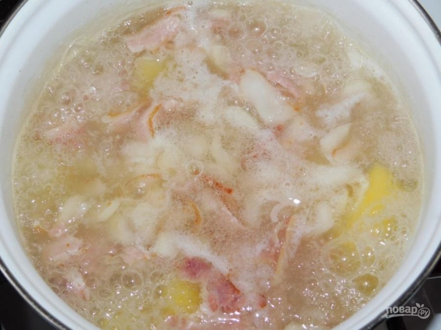 Копченый крем-суп с кабачками - фото шаг 3
