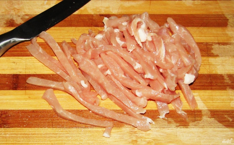 Подлива из свинины со сливками - фото шаг 1