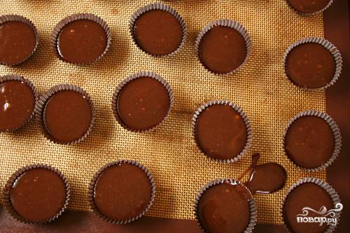 Шоколадные пирожные с шоколадным кремом - фото шаг 3