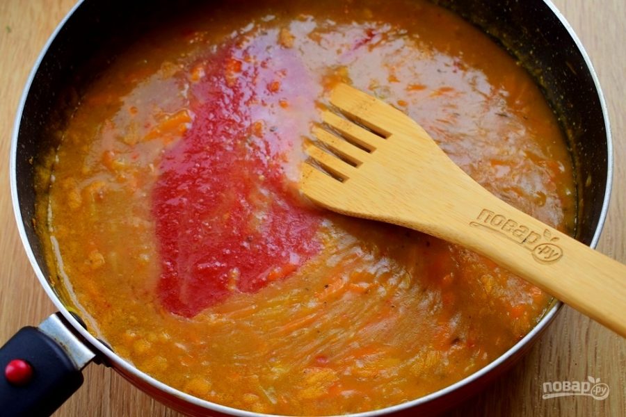 Мясные тефтели "Ностальгия" с рисом в томатном соусе - фото шаг 5