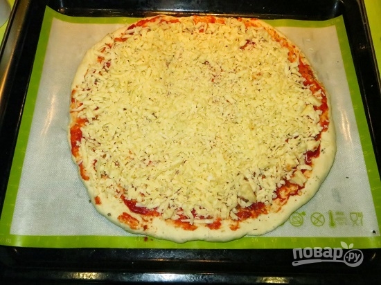 Вкусный рецепт пиццы - фото шаг 7