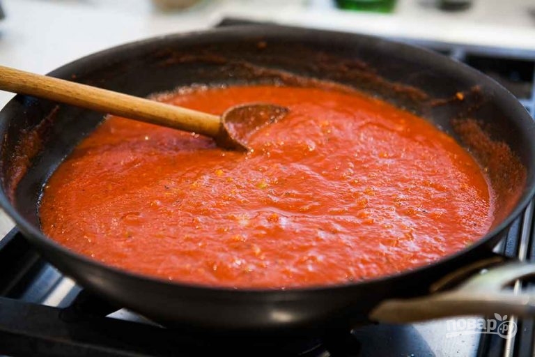 Итальянские мясные шарики в томатном соусе - фото шаг 1