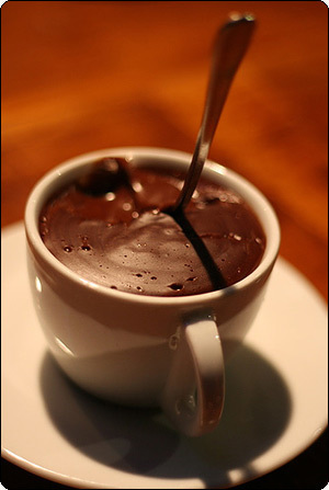 Фото к рецепту: Горячий шоколад из какао порошка