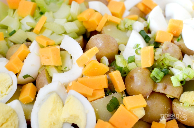 Салат с картофелем и сельдереем - фото шаг 3