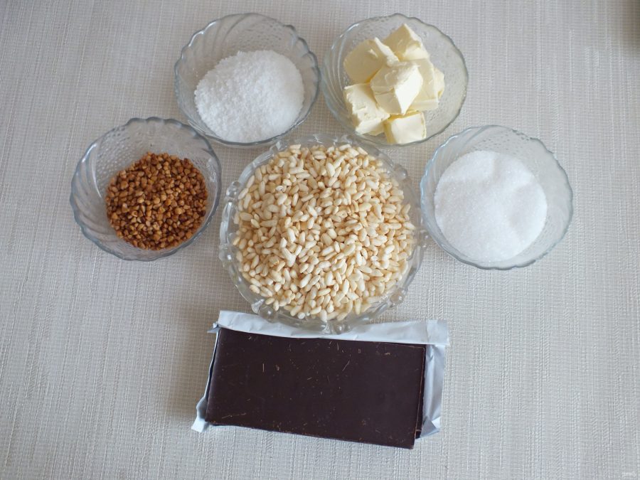 Воздушный рис с шоколадом - фото шаг 1