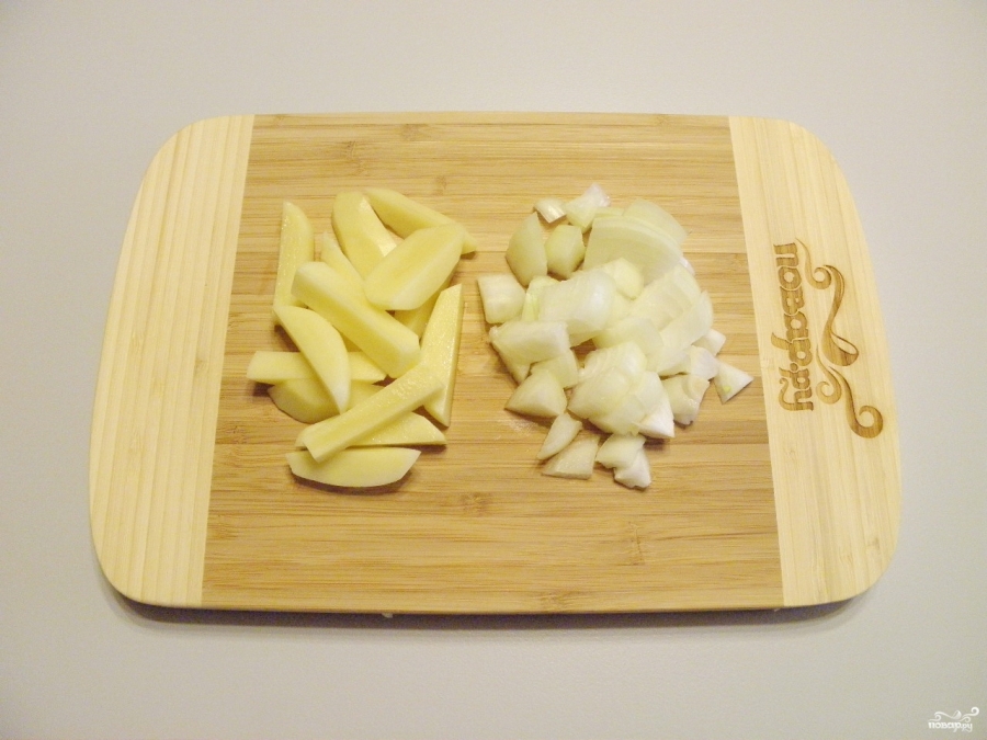 Картофельный суп с фрикадельками - фото шаг 2