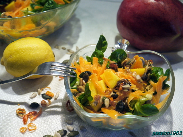 Фото к рецепту: Морковно-манговый салат „доброе утро!“