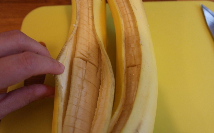 Печеный банан с медом - фото шаг 4
