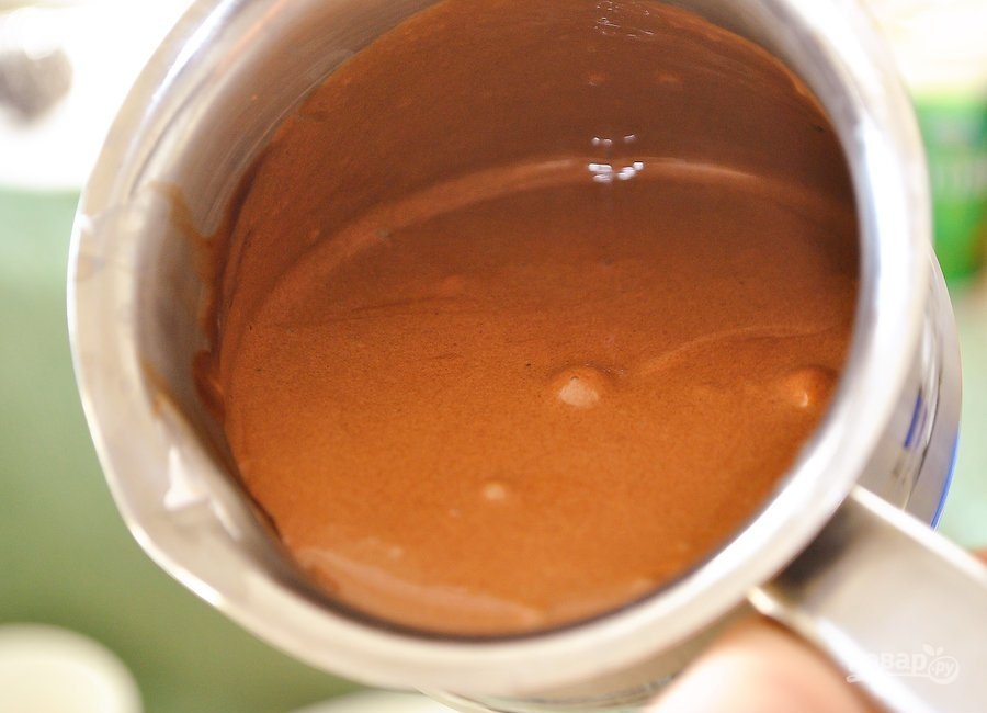 Парфе с арахисовым маслом и шоколадом - фото шаг 3