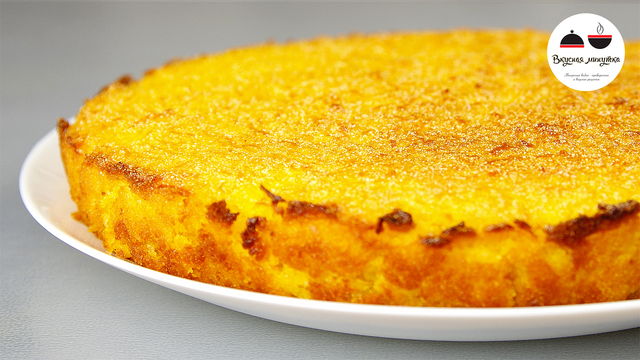Фото к рецепту: Тыквенный пирог - просто восторг! без масла, муки и яиц!