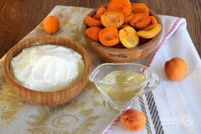 Десерт из свежих абрикосов - фото шаг 2