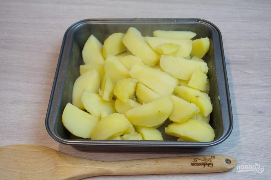 Картофельная запеканка с фаршем и сыром - фото шаг 4