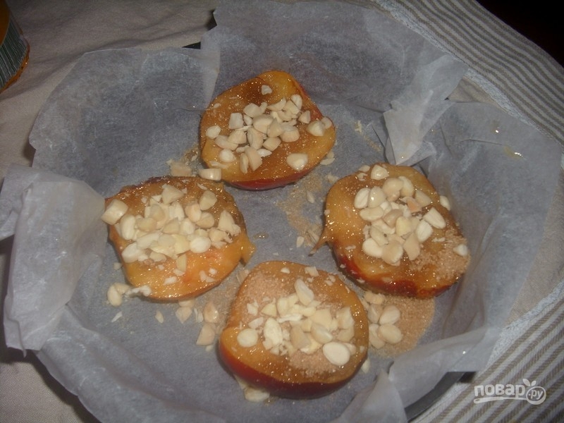 Карамелизированные персики - фото шаг 3