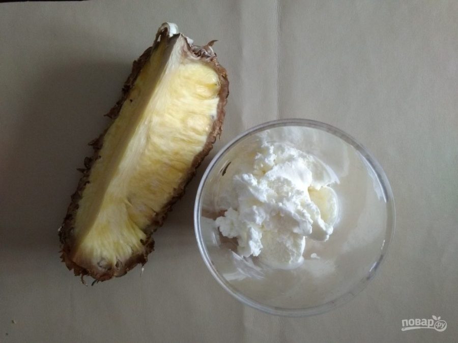 Банановое мороженое с ананасом - фото шаг 3