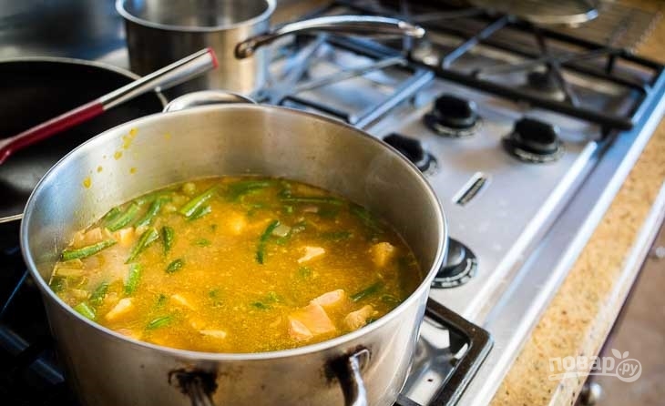 Суп из стейка семги - фото шаг 4