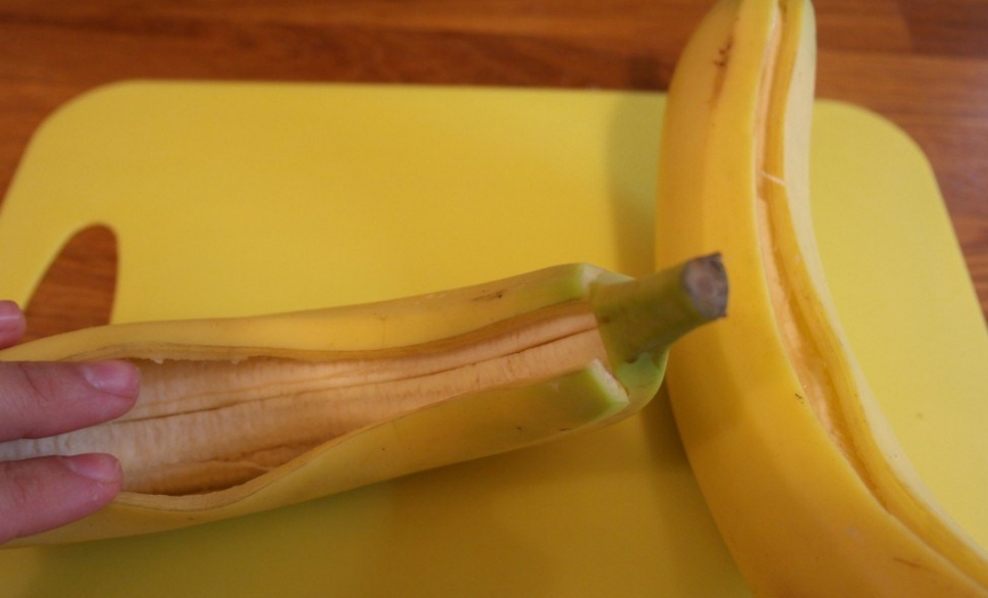 Печеный банан с медом - фото шаг 3