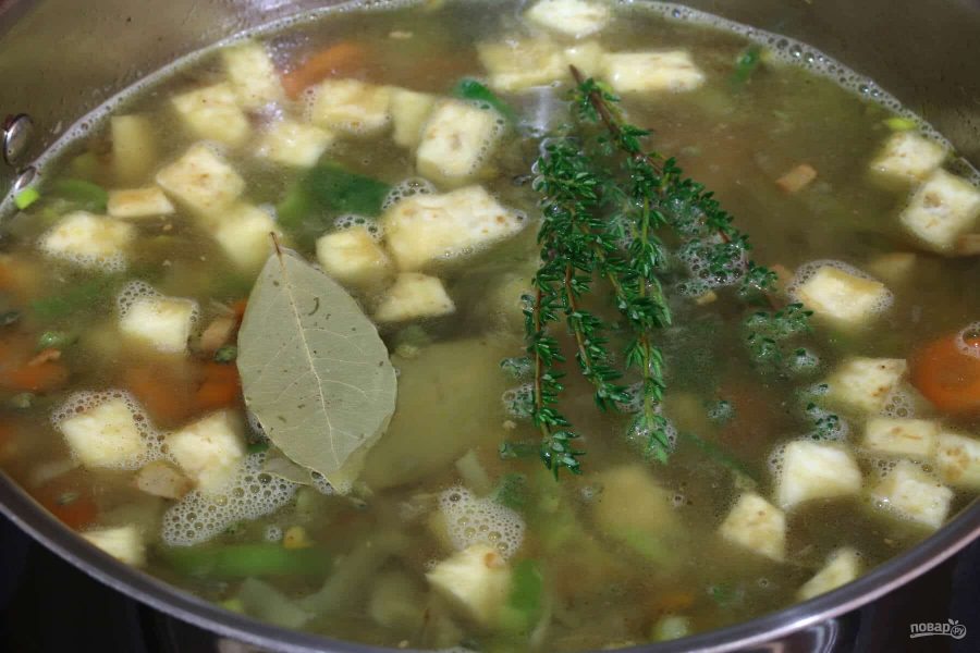 Французский суп из чечевицы - фото шаг 6