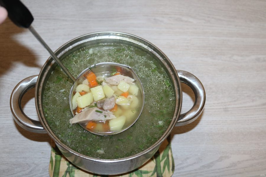 Суп с рожками - фото шаг 7