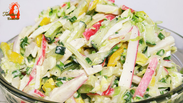 Фото к рецепту: Салат из капусты 