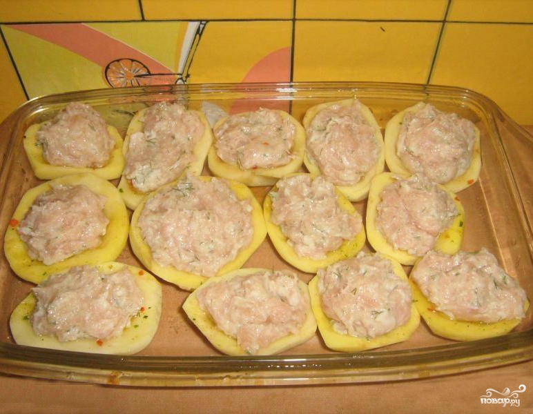 Лодочки картофельные с мясом - фото шаг 3